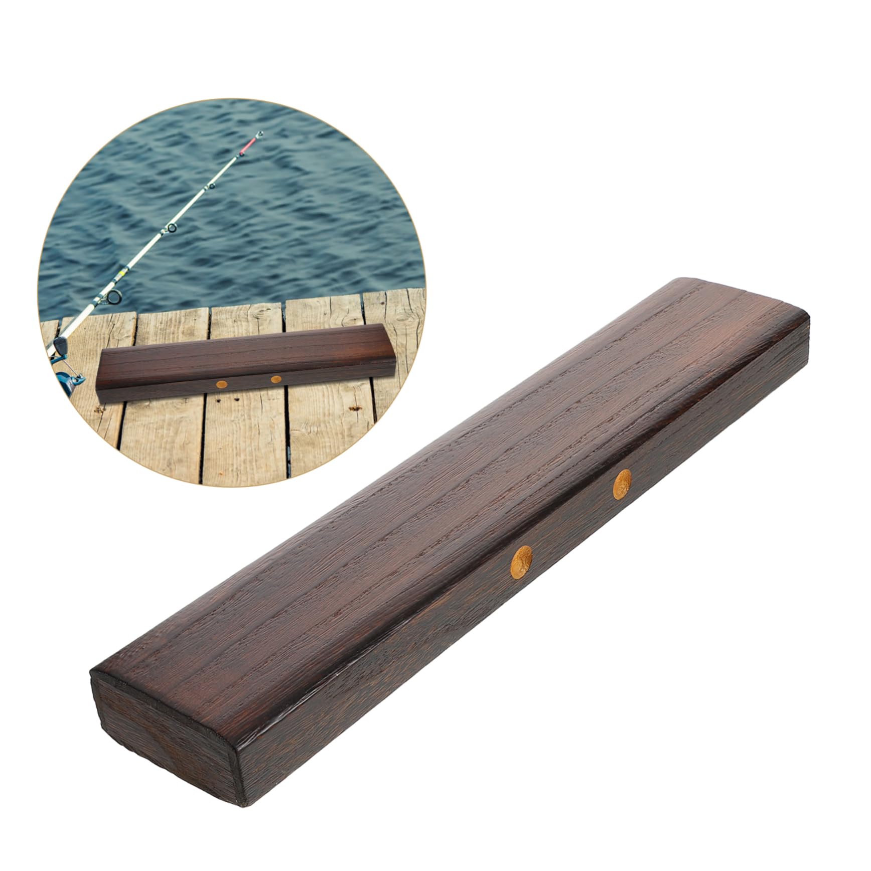 Scatola Porta Attrezzi Da Pesca Legno Massello Organizer Portatile Per Galleggianti Esche e Accessori Ampio Spazio e Protezione Per Attrezzatura Da Pesca All Aperto