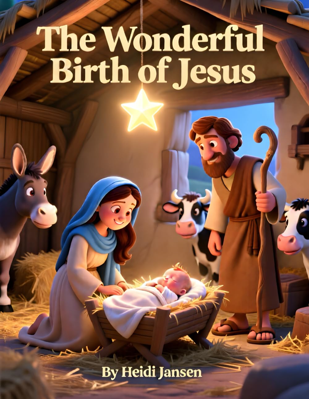 The Wonderful Birth of Jesus: The Nativity Story for Children Ages 5–8 — A Gentle Bible Story About Mary, Joseph, the Shepherds and the Wise Men with a Parent & Child Discussion Guide