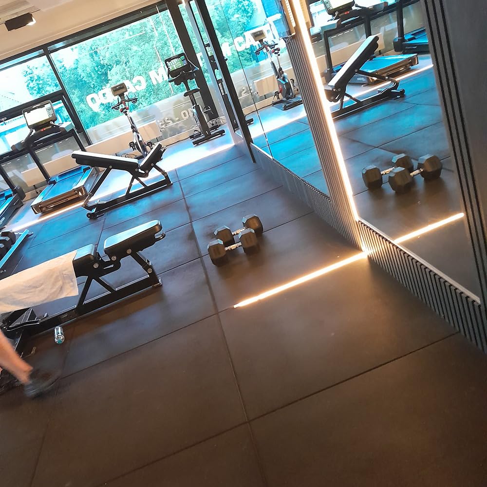 Vivol Fitness Bodenschutzmatte Gym Boden Matte für Fitnessgeräte - Indoor Fitnessboden
