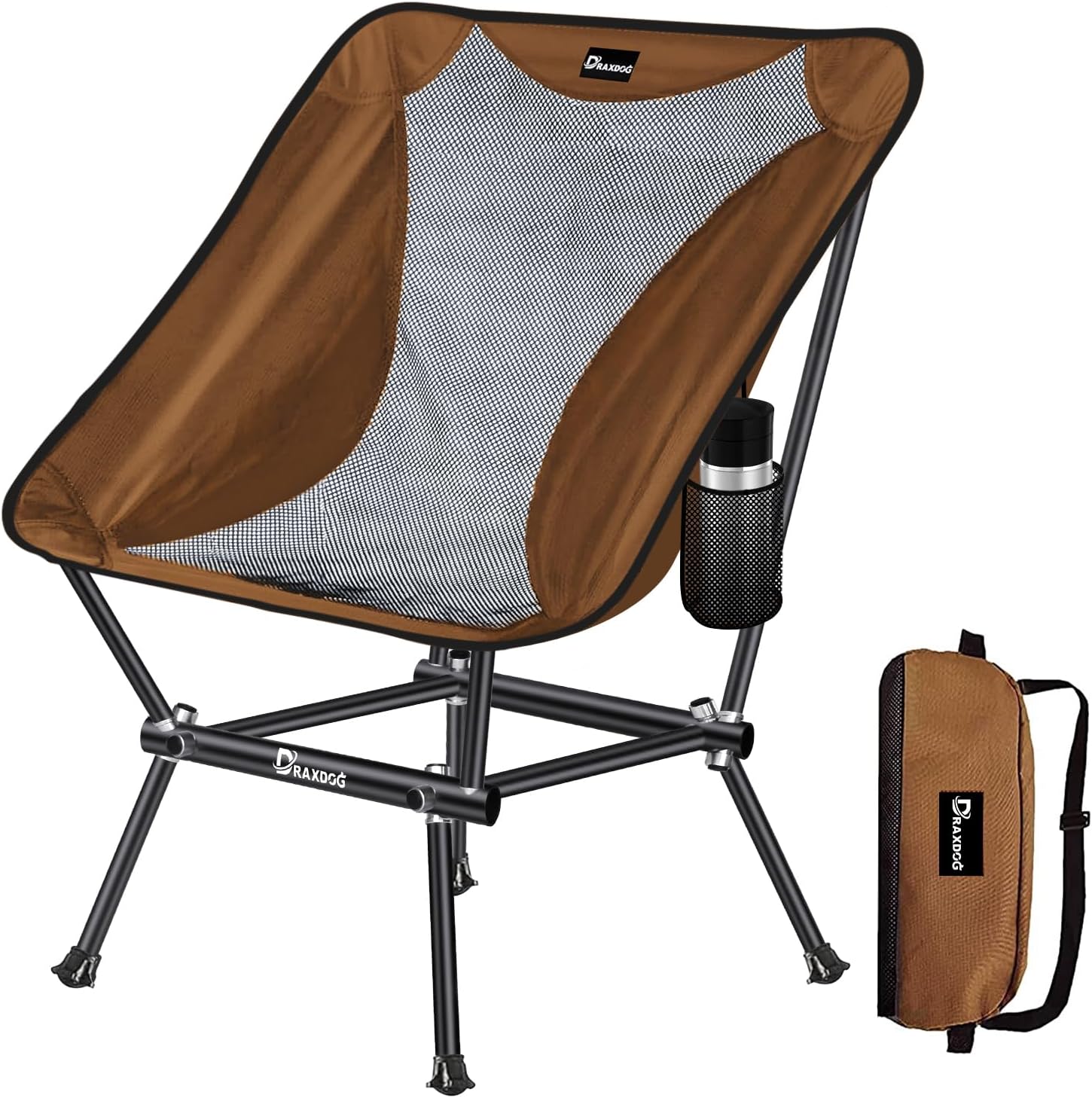 DRAXDOG Camping Chair, Compact Backpacking Chair, Portable
