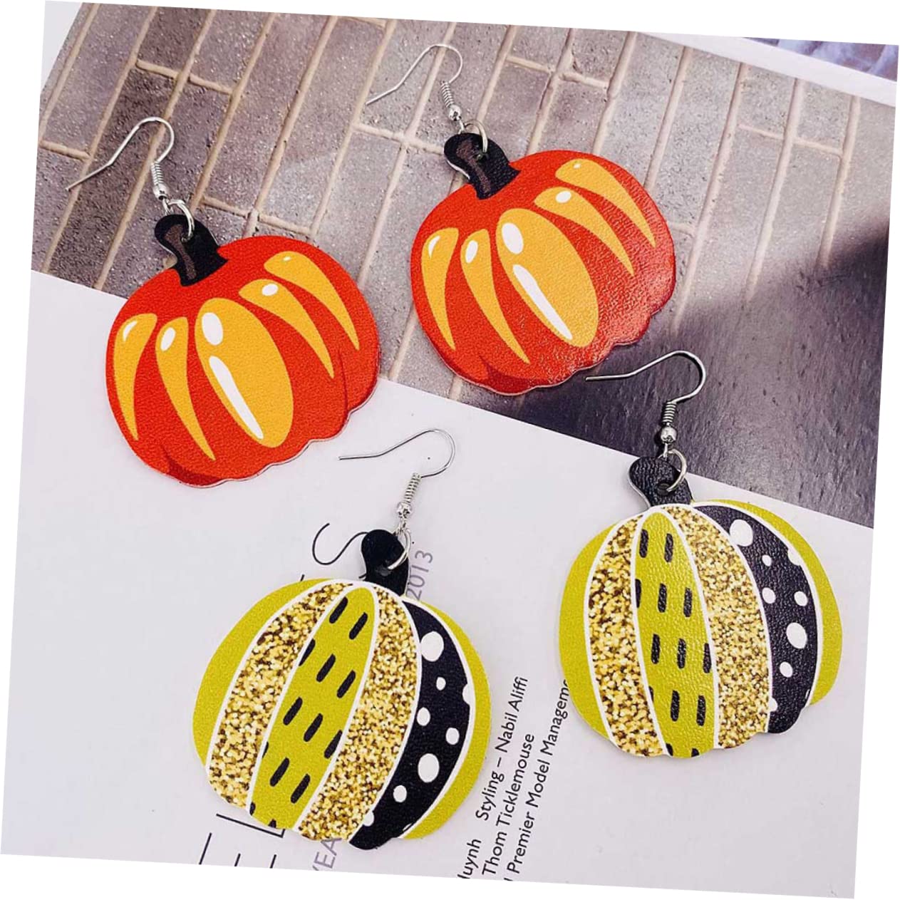 GALPADA 24 Pares Para Girasol Día De Acción De Gracias Pendientes De Bellota De Navidad Arce Piel Sintética Para Hombre Joyería Para Mujer Hoja Colgante De Pavo Festival De Lágrima