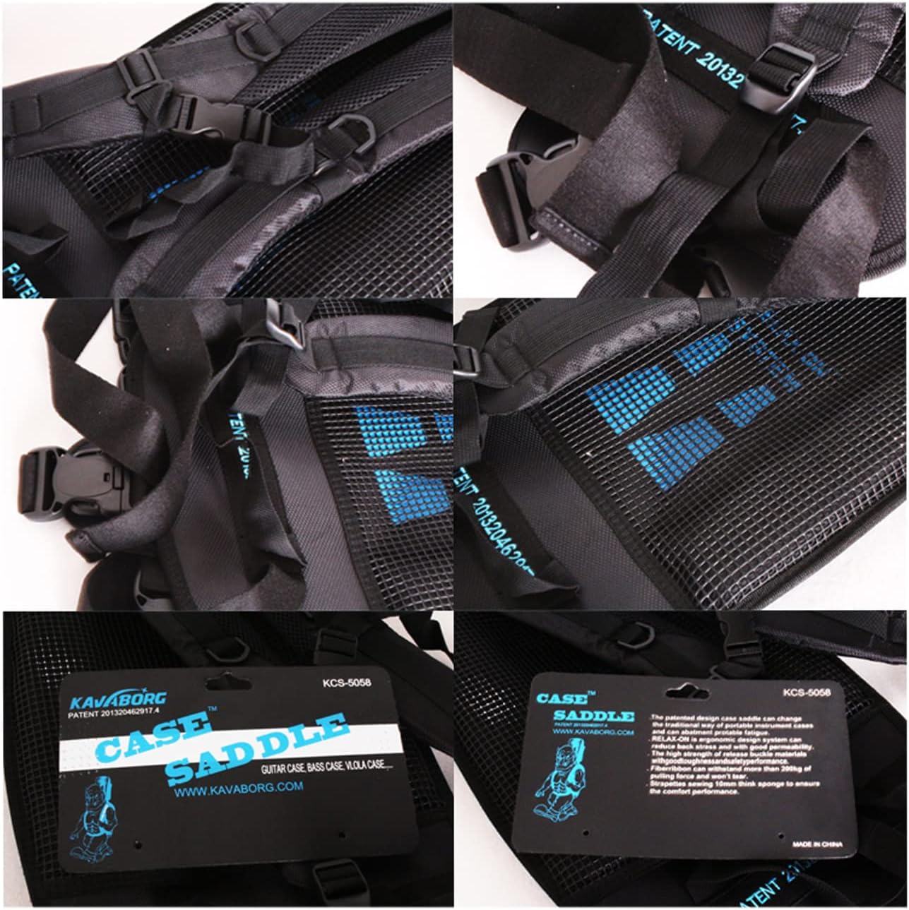 Crossrock CRCS1 Case Saddle for Hard Guitar Case as backpack