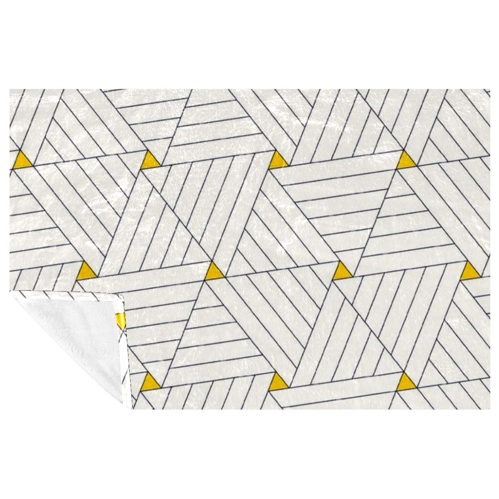 Plaid en forme de triangle doux et chaud pour frissonner moins sur le canapé