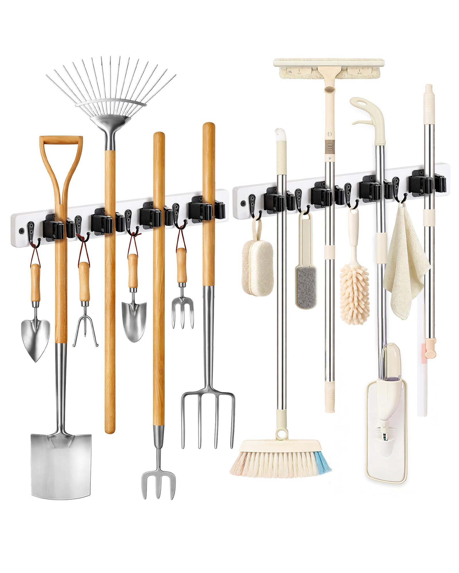 Broom & Mop Wall Mount - 2 Pack -9