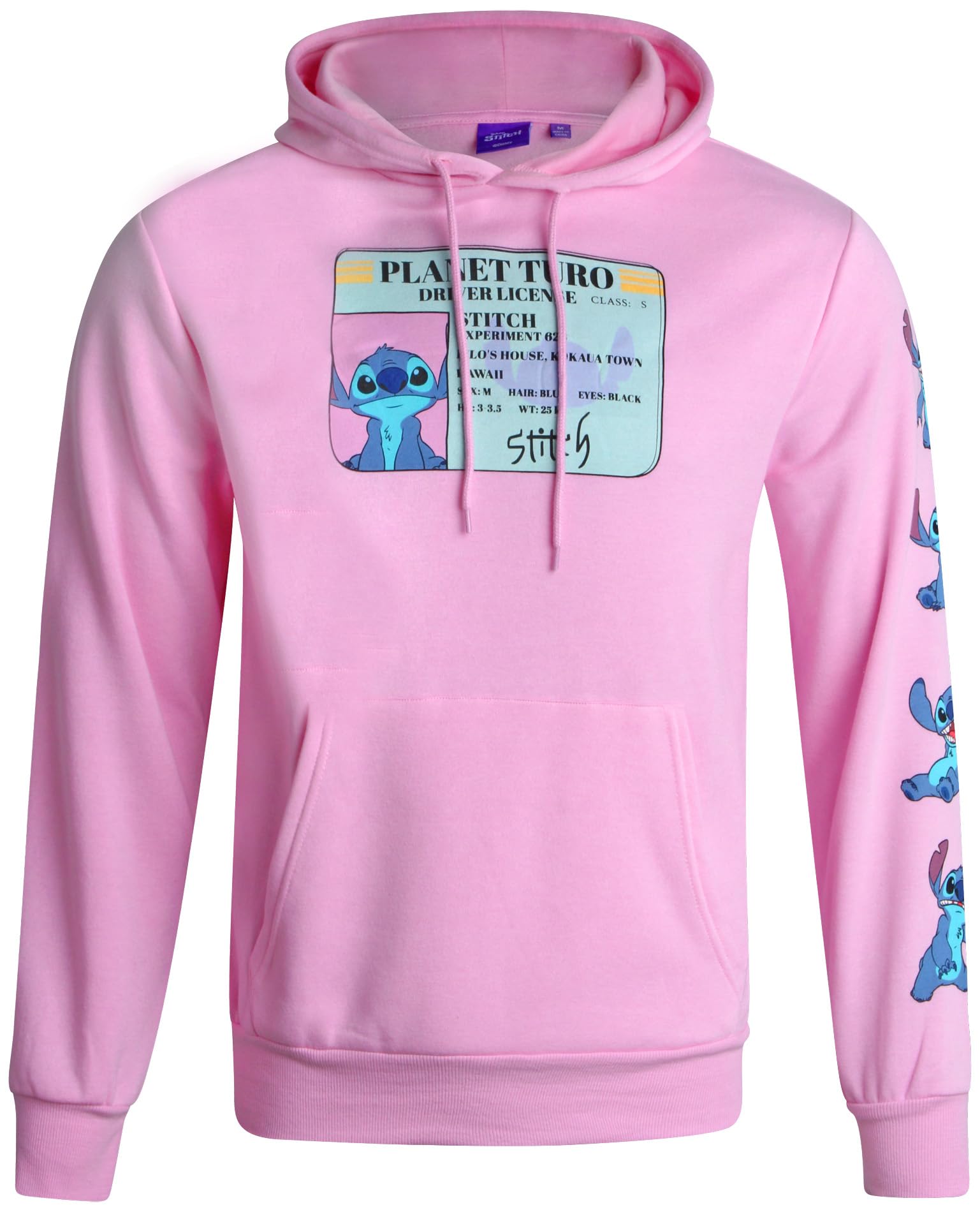 Disney Unisex Hoodie - Lilo and Stitch Soft Fleece Pullover Graphic Hoodie - Cozy Casual Sweatshirts for Men and Women (S-XL)