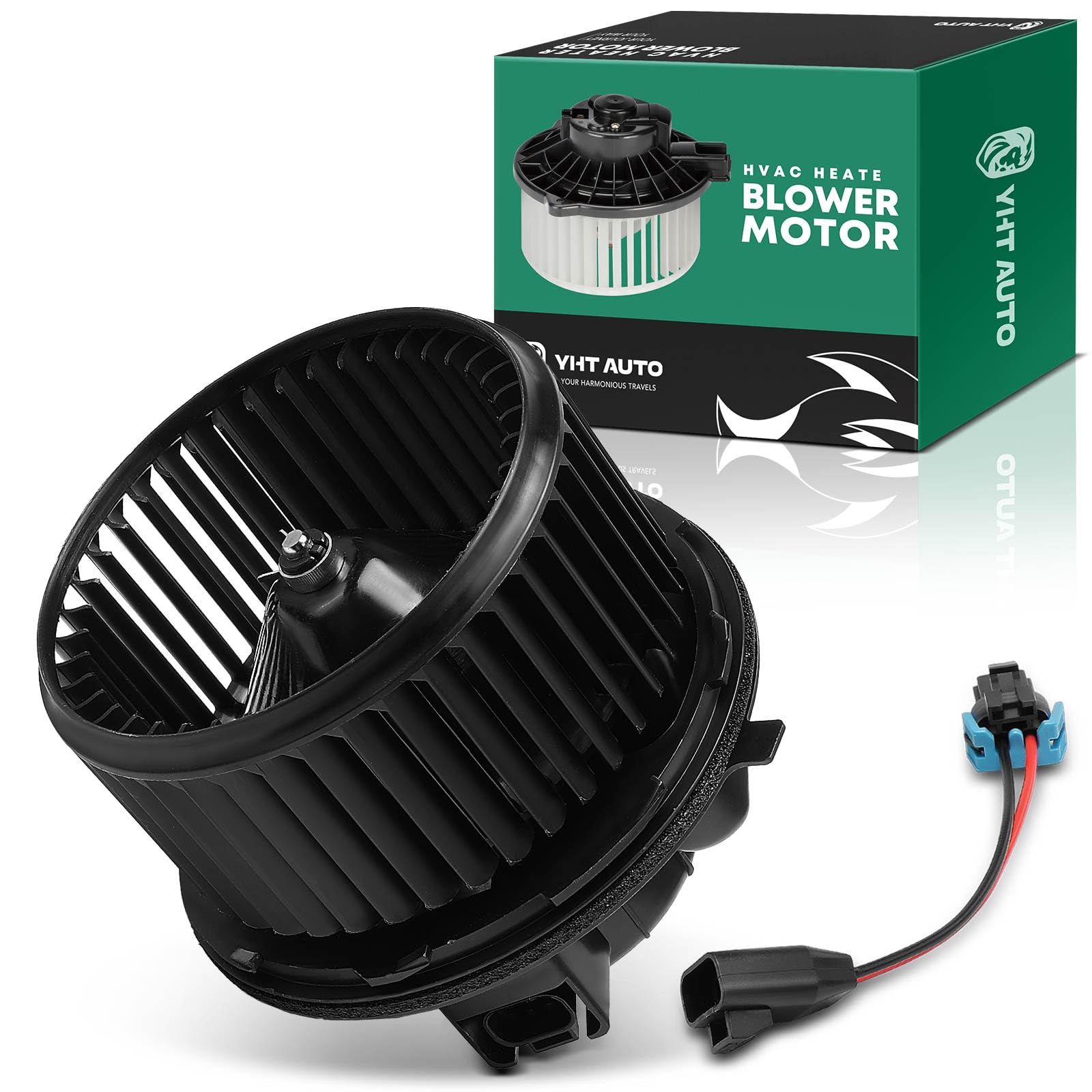 Fitmotor Front A/C Heater Blower Motor Assembly For Chevy Silverado, Avalanche, Hummer H2