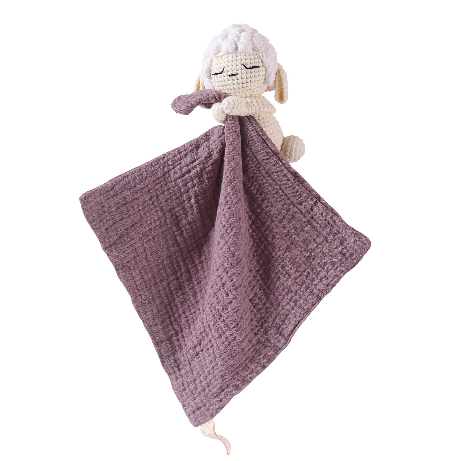 BBYP Lamb Animals Cow Security Animal Security Blanket Blanket Infant Nursery Character Blanket Luxury Snuggler Plush Baby Lovey Lamb