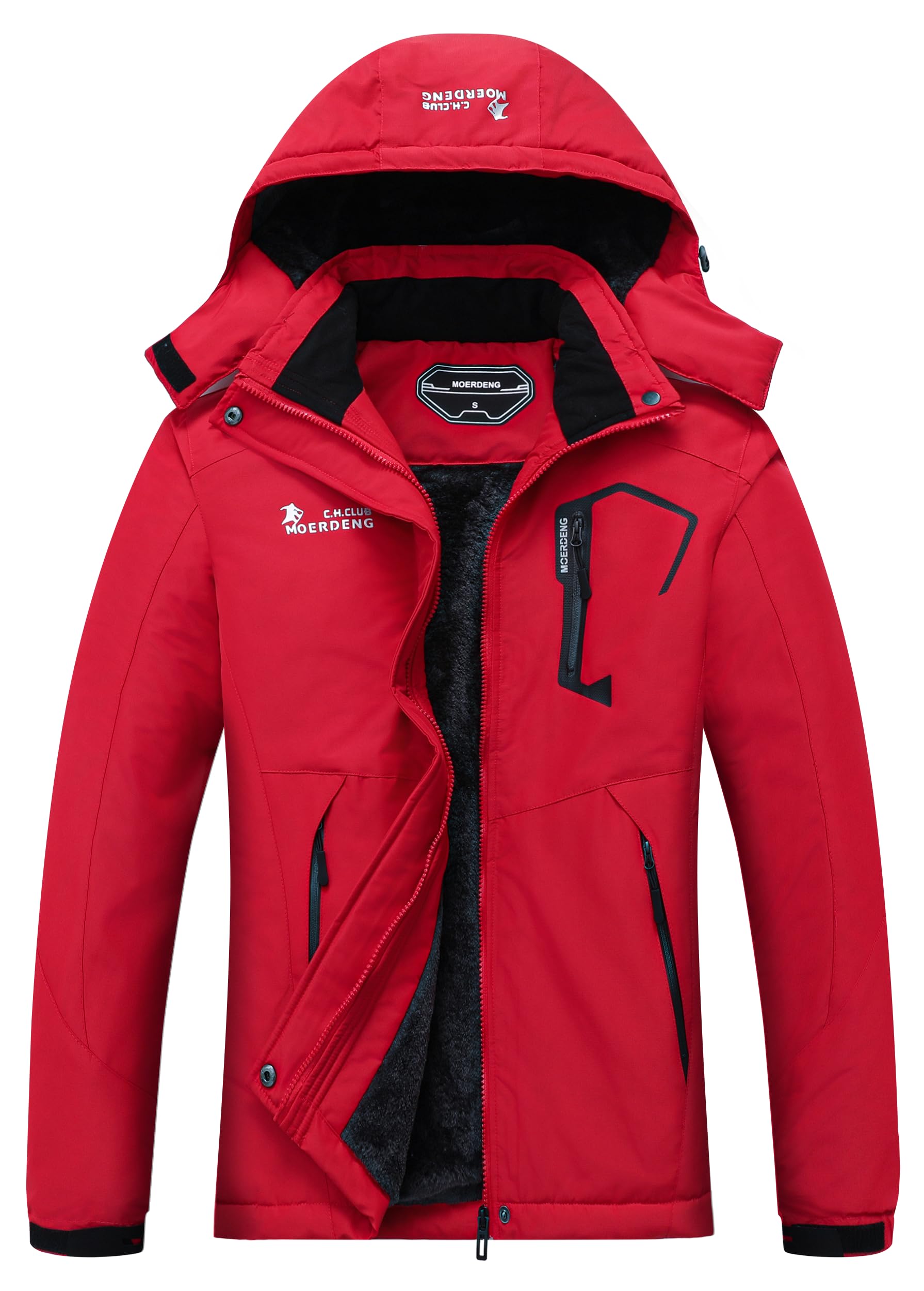 MOERDENG Women's Ski Jacket Warm Winter Coat Snowboarding Jacket