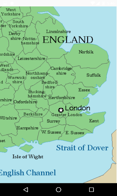 Map of England - App on the Amazon Appstore
