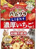 小動物　ハムスター　ひかりハムハム　主食　ハムグラ　フルーツ　ミックス　イチゴ 小動物 ハムスター リス 主食 フード ごはん ひかりハムハム