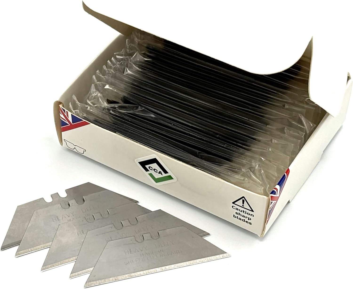 CCA Straight Utility Blades Heavy Duty x 100
