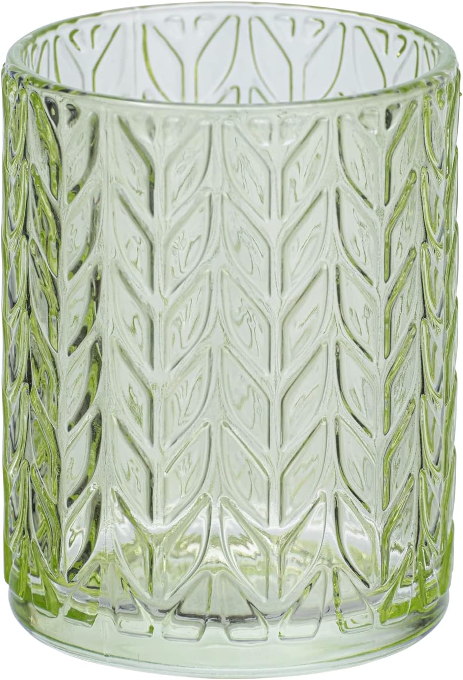 WENKO Vetro Green Round Toothbrush Holder for Toothbrush