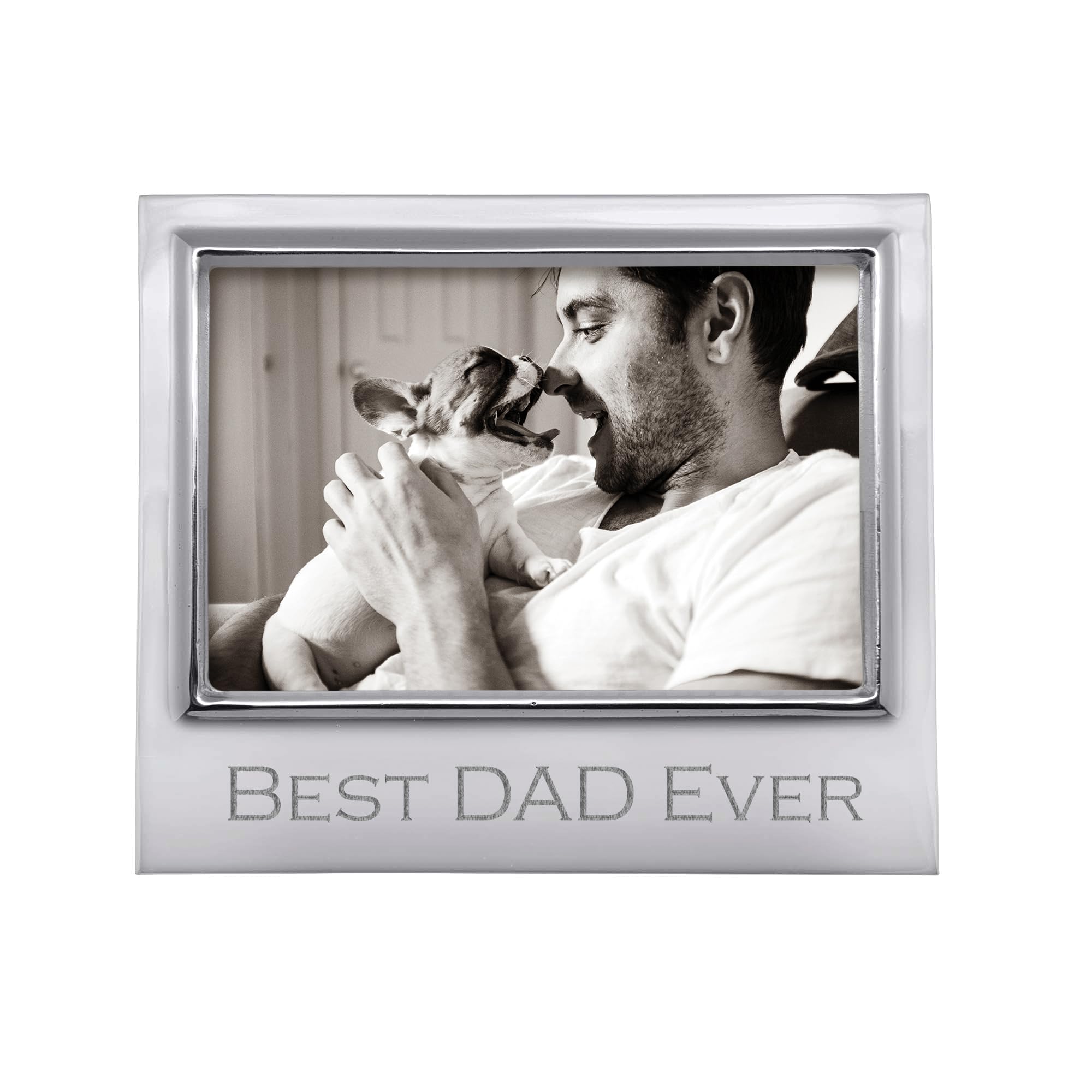 BEST DAD EVER İmzalı 10,2 cm x 15,2 cm Çerçeve