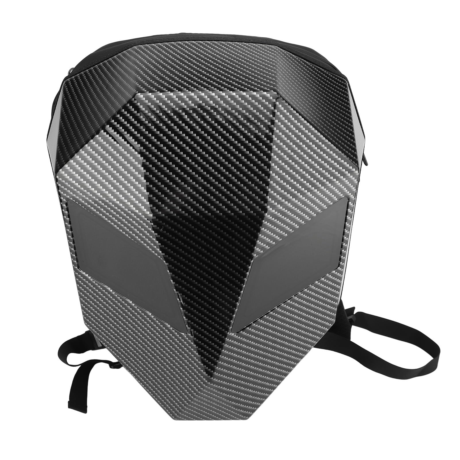 Gugxiom Zaino Knight LED, Zaino da Moto con Guscio Rigido, Zaino LED con Schermo Programmabile, Borsa per Laptop Impermeabile con Controllo APP Mobile