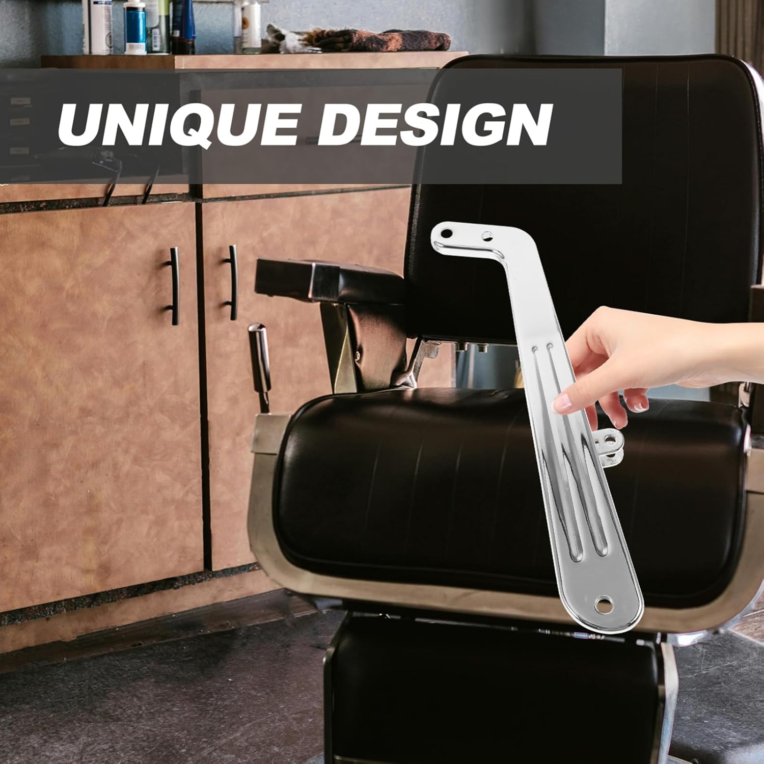 2pcs Armrests for Hairdressing Chairs Daily Use Replacement Parts Easy to Clean and Stylish Design for Salons and Barber Shops