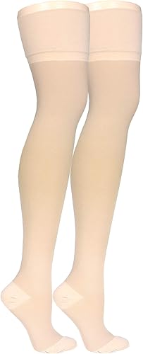 Miniatura 9 de Truform 8846, Medias de compresión, hasta el muslo, punta cerrada, 30-40 mmHg, beige