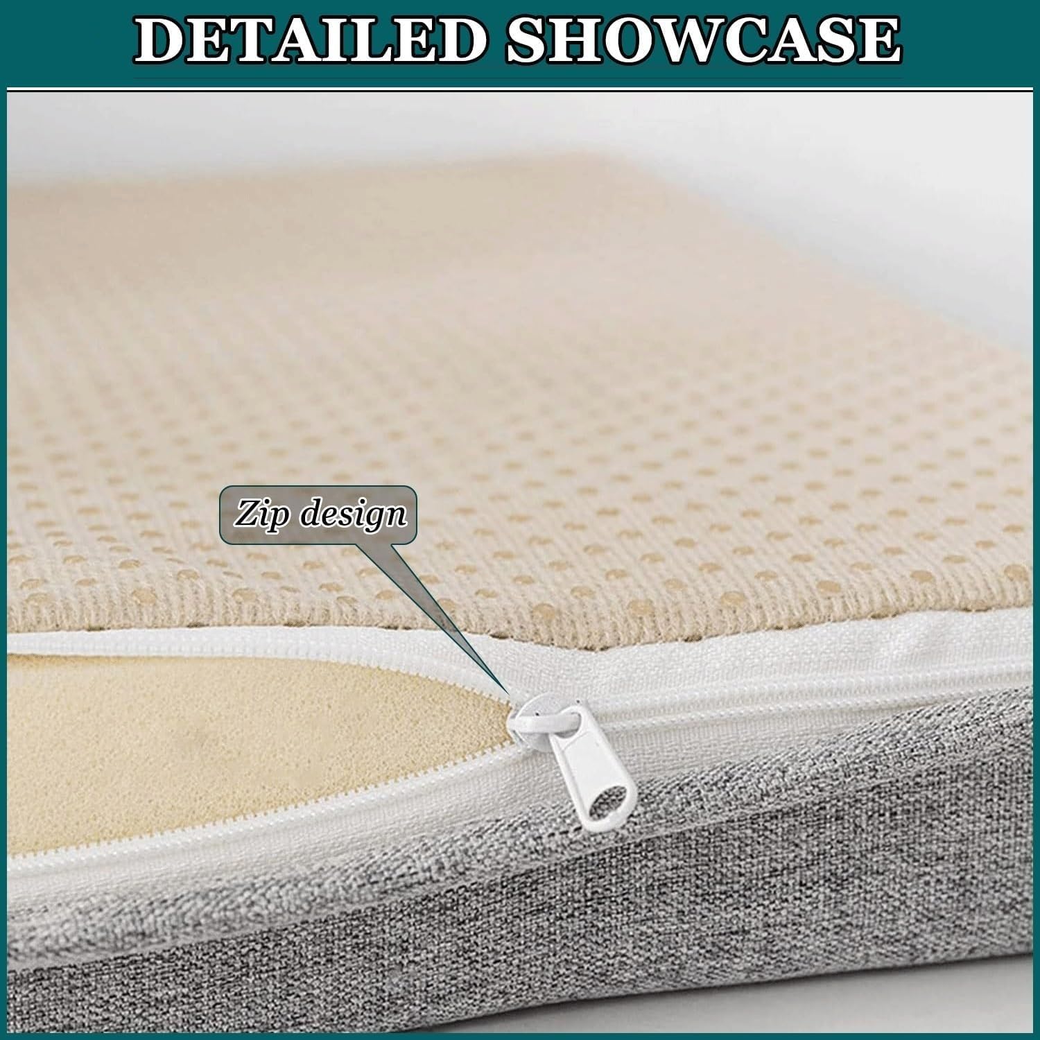 Cojín Rectangular for Taburete, cojín de Asiento Cuadrado Antideslizante, Cojines de Asiento de Espuma viscoelástica de 3/5/8 cm de Grosor, sillas de Comedor con Funda extraíble(O,30x40x8cm)