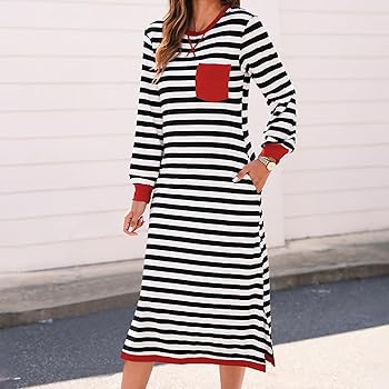 ワンピース her lip to Stripe Shirt Bubble Dress M ワンピース Stripe Shirt Bubble Dress her lip to Stripe Shirt