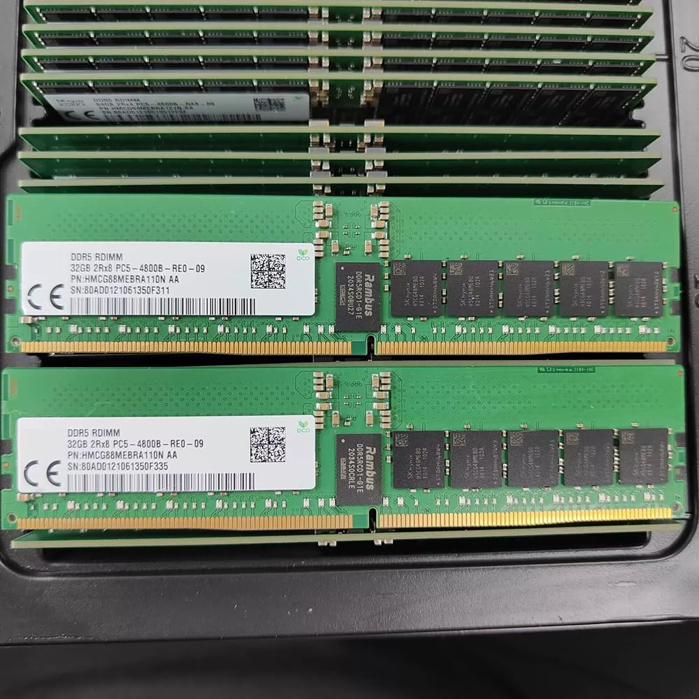 DDR4メモリ 32GB＋16GB 計48GB crucial SK-Hynix 32GB SK HYNIX HMA84GR7CJR4N-WM 2Rx4 RDIMM DDR4 PC4-2933Y ECC