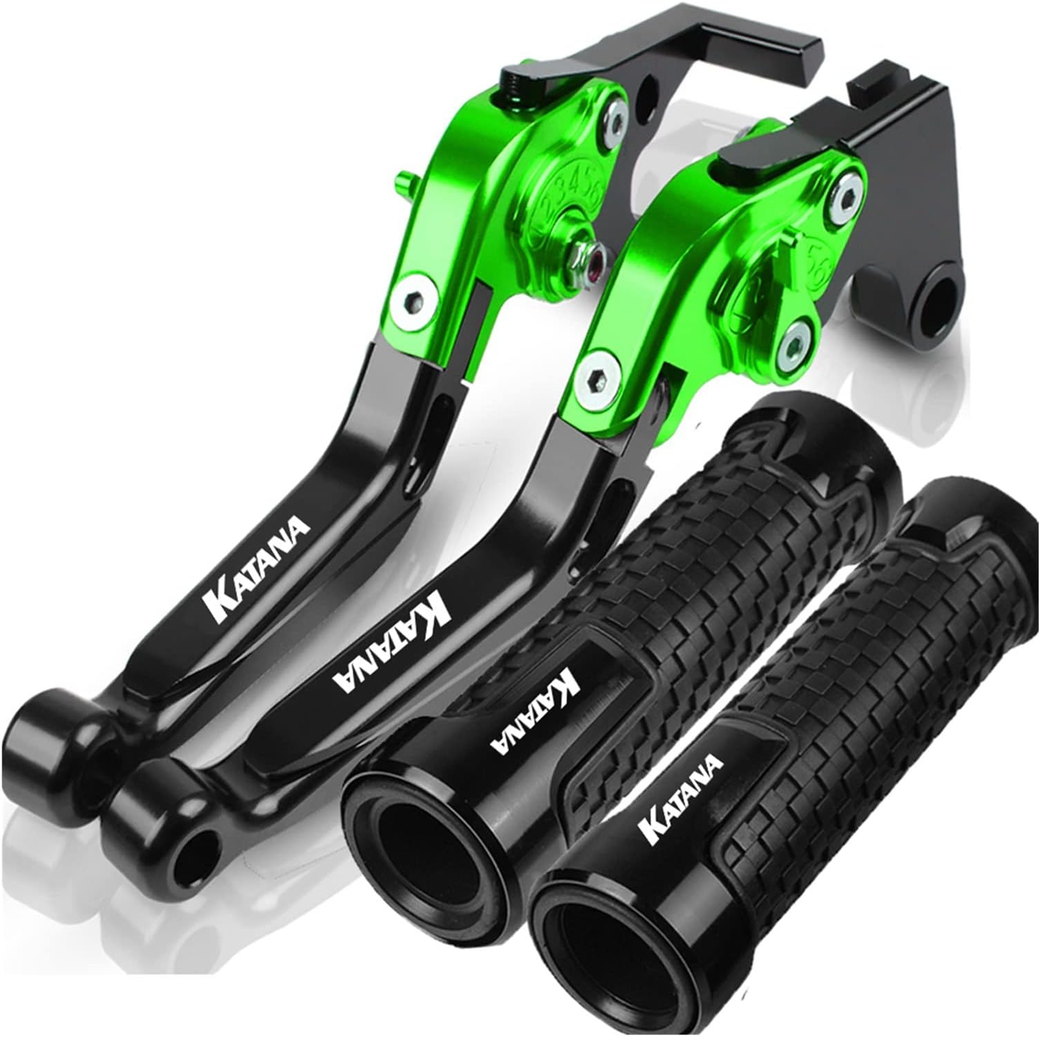 Motorcycle Brake Clutch for SUZUKI KATANA GSX600F GSX-600F 1989 1990 1991 1992 1993 1994-2007 Levers Handlebar Handle Grips Ends (Color : 19)