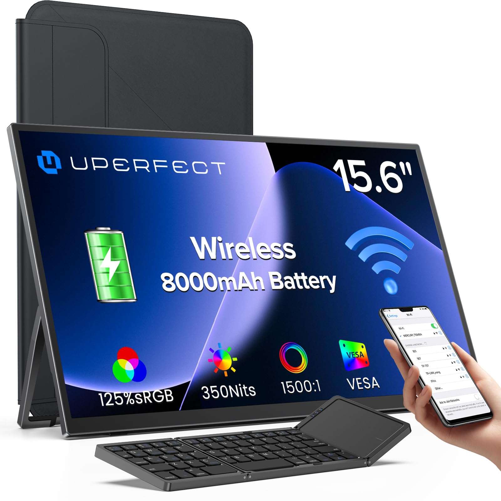 Amazon.com: UPERFECT Wireless Portable Monitor with Battery