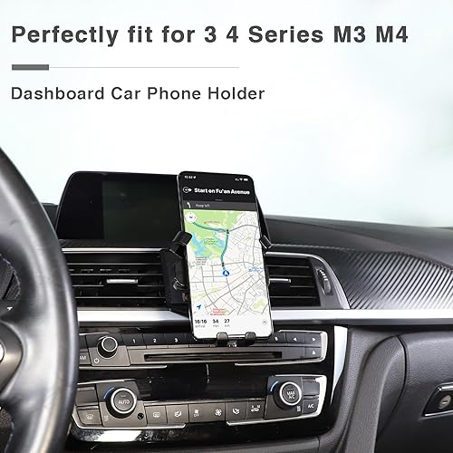 Miniatura 6 de LLKUANG Soporte de teléfono celular para automóvil BMW 1 2 3 4 Series GT F20 F21 F22 F23 F30 F31 F32 F33 F34 F35 F36 M2 F87 M3 M4 F80 F82 F83 (solo