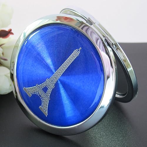 WE Espejo temático de la Torre Eiffel de París, color azul real, 12 piezas, color azul rey, boda, despedida de soltera, baby shower, quinceañera,