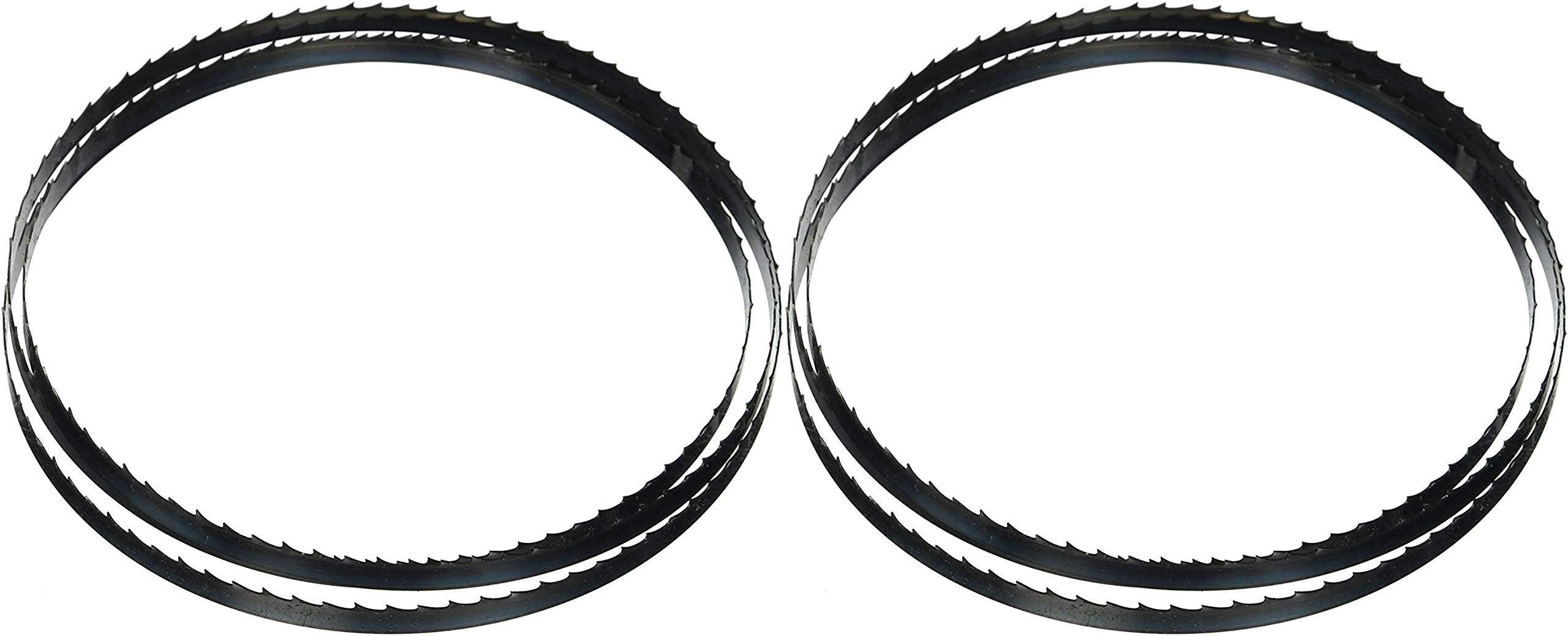 Olson Saw FB23180DB 1/2 by 0.025 by 80-Inch HEFB Band 3 TPI Hook Saw Blade Pack of 2