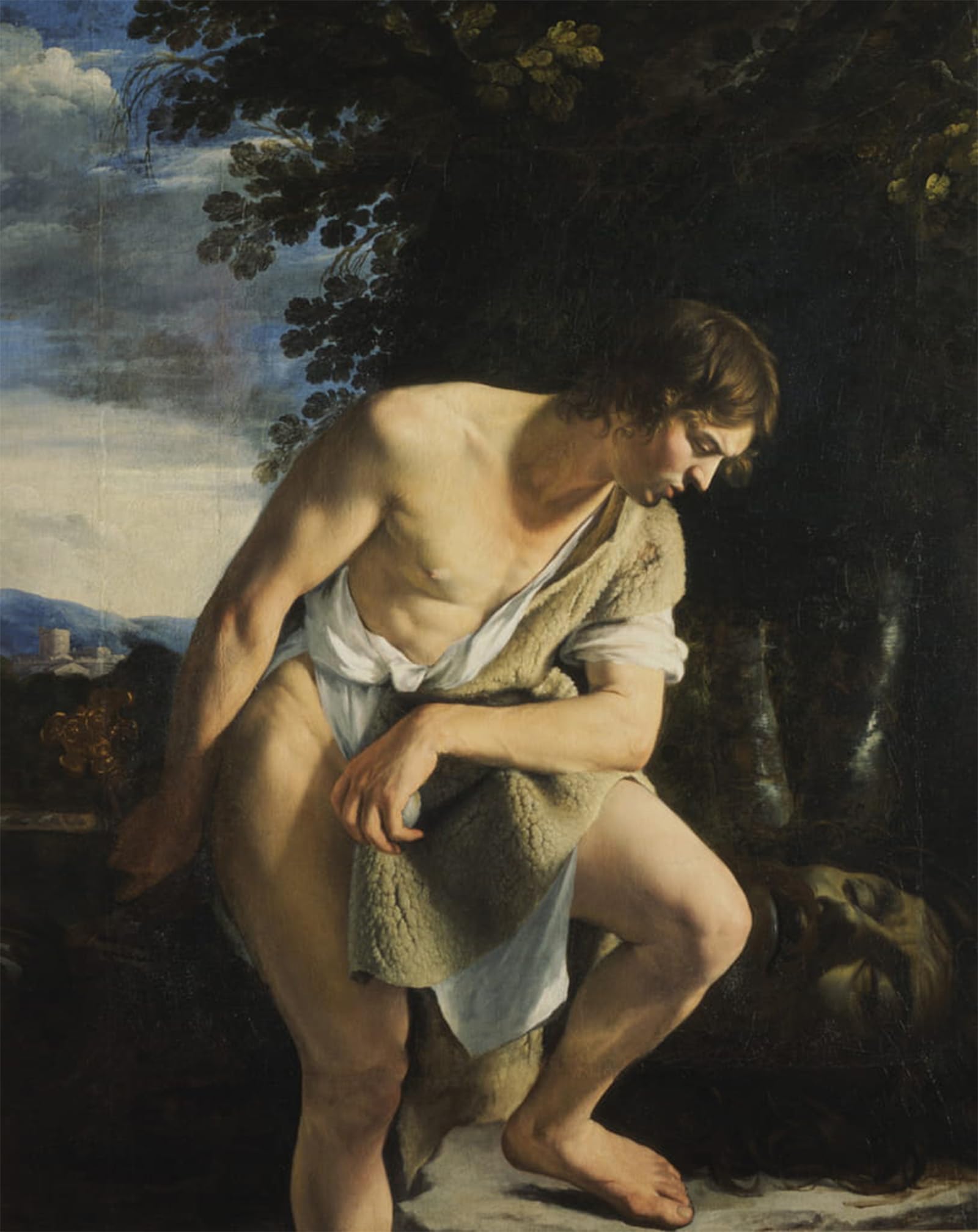Impression tableaux peinture sur toile David Gentileschi déco chambre