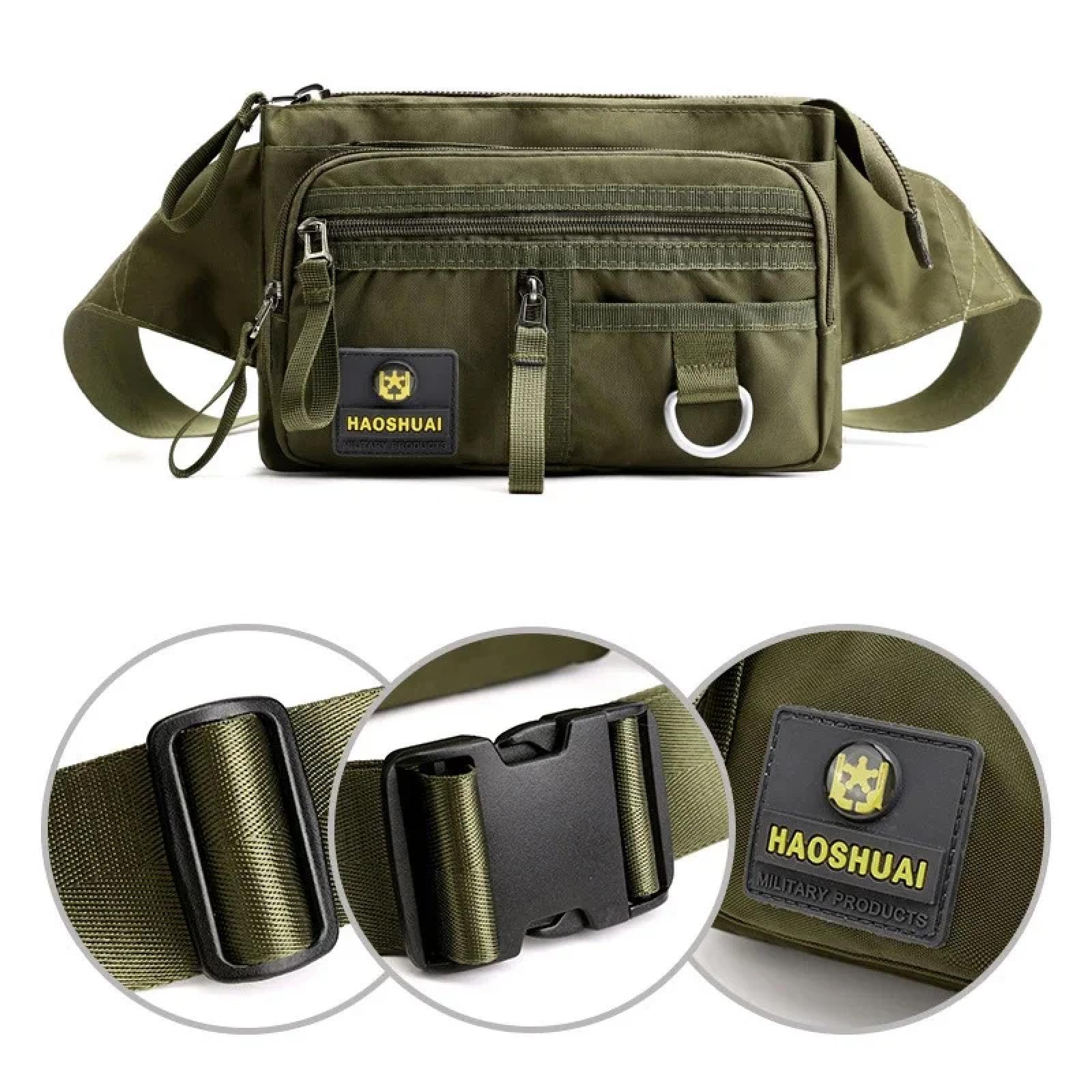 Riñonera Bolsa De Pecho con Cremallera Nylon Hombre Riñonera Bolsos De Cinturón Bandolera Mujer Riñonera Riñoneras Hombre