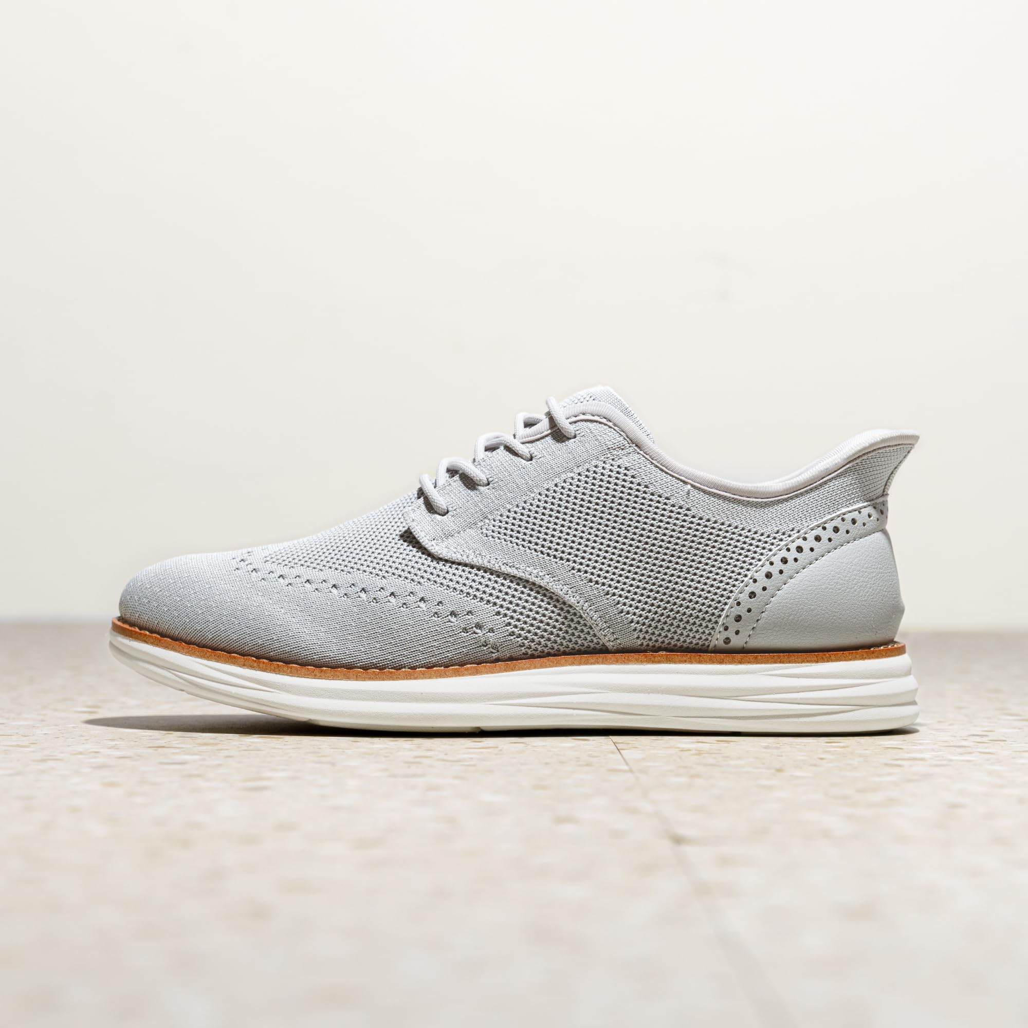 Bruno Marc Zapatos Verano Hombre Vestir Transpirable con una Plantilla de Malla y EVA para Respuesta Zapatos Ligeros y Fáciles de Poner y Quitar