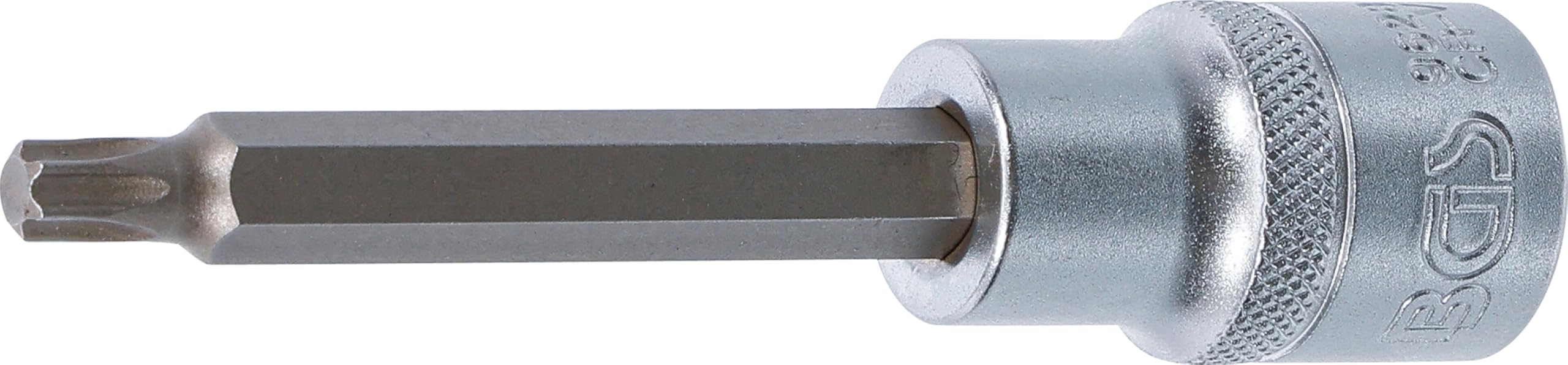 Oc-pro Bit-Einsatz Bit-Einsatz Innenvierkant 12,5 mm T-Profil Torx T35 – Länge 100 mm