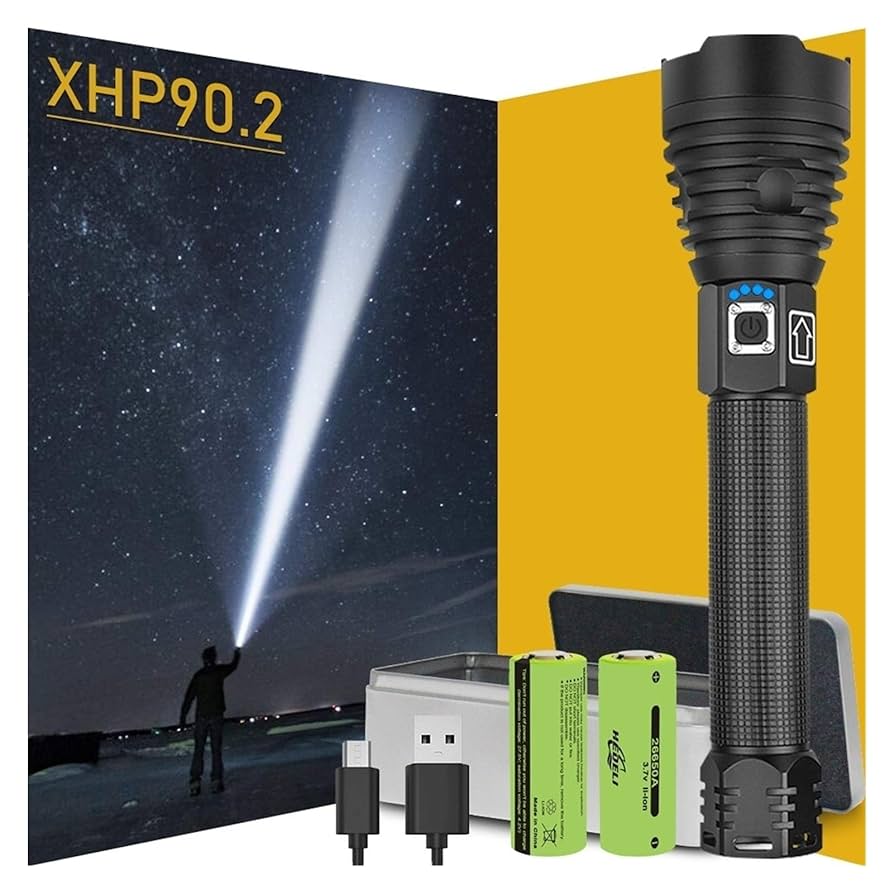 LED懐中電灯 強力 50000ルーメン フラッシュライト 懐中電灯 強力ライト 楽天市場】【ケース・予備電池付！】LED 懐中電灯 超高輝度