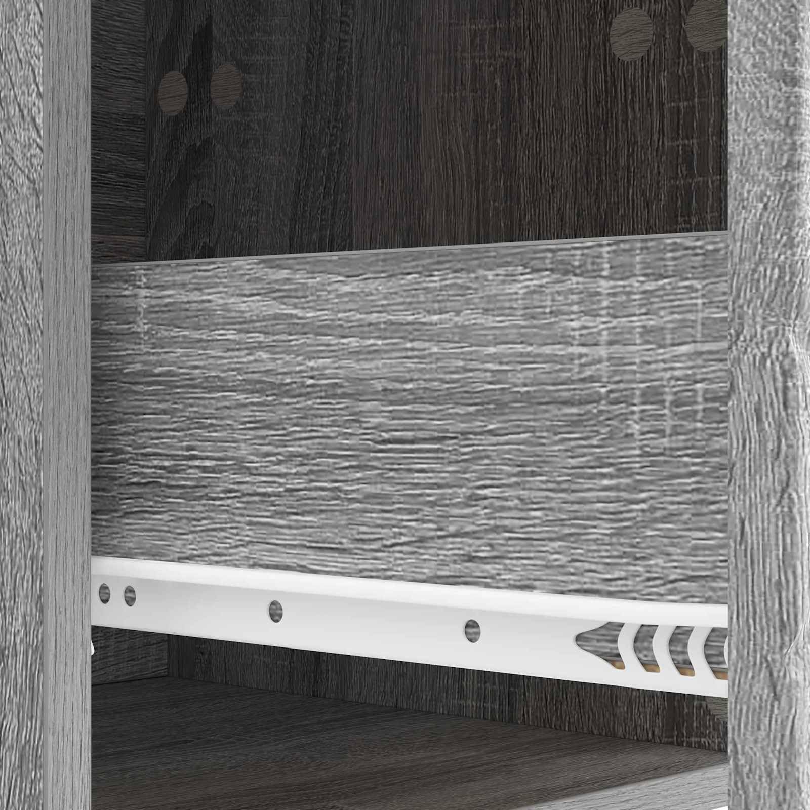 Credenza grigio Sonoma, 66 x 34,5 x 95 cm, comò in legno