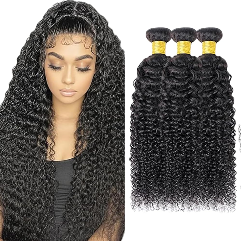 Parrucca da donna brasiliana riccia, riccia, #1B, colore nero naturale, con perdita minima di capelli, per donne, 35,6 cm, 35,6 cm