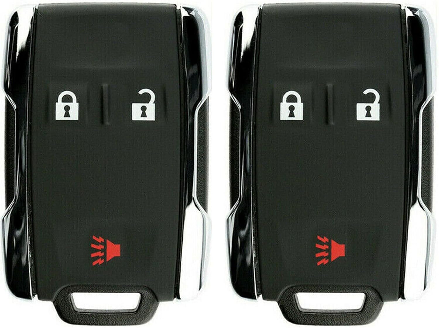 2X New Replacement Keyless Key Fob Remote Compatible with & Fits for Chevy GMC 13577771 -