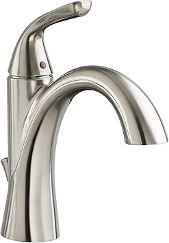 American Standard 7186101 295 Fluent Single Control Bathroom Faucet Satin Nickel Amazon Com