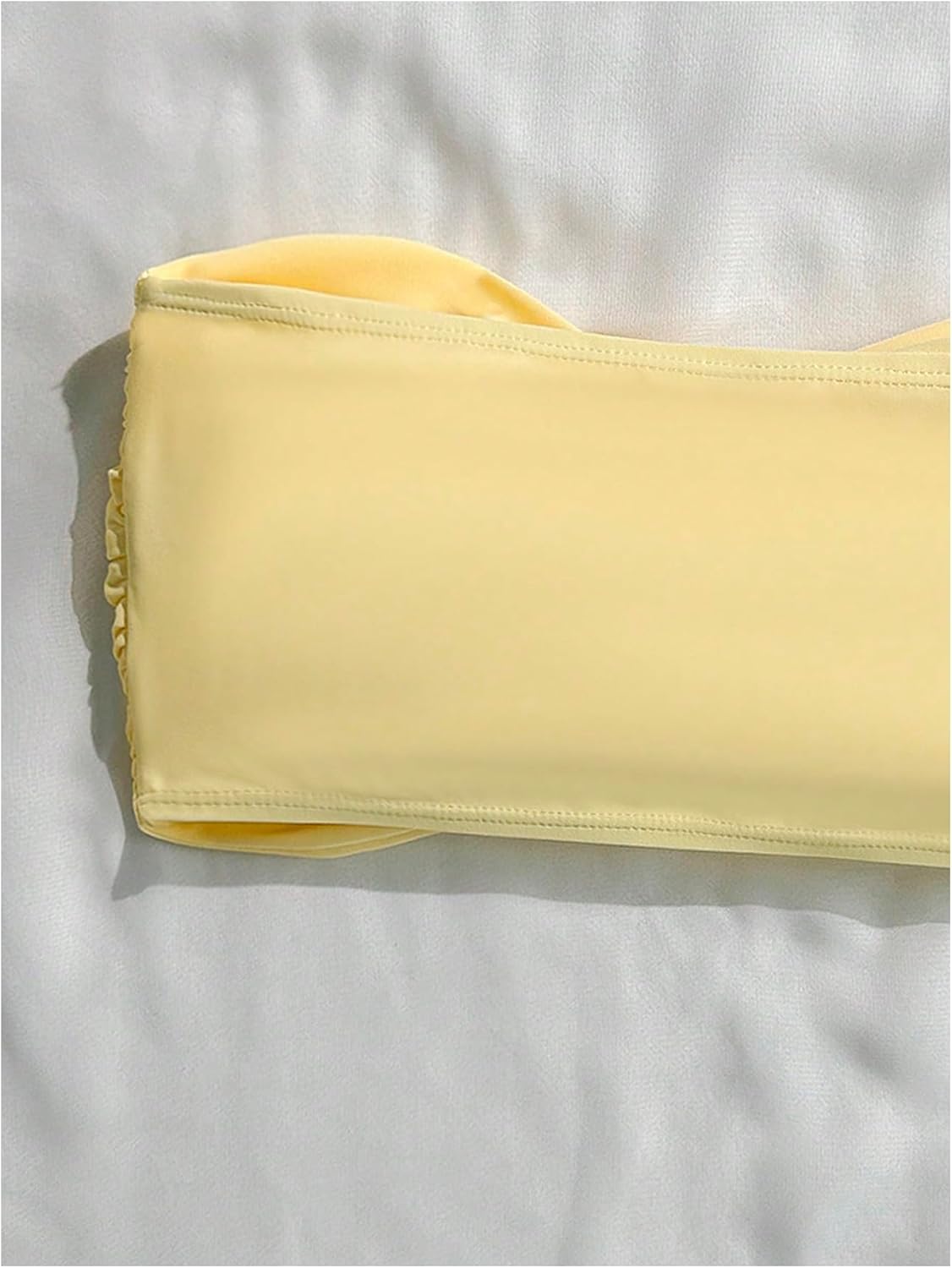 WDIRARA Women's Twist Bandeau Bikini Top Strapless Bathing Suit Tops - Image 5