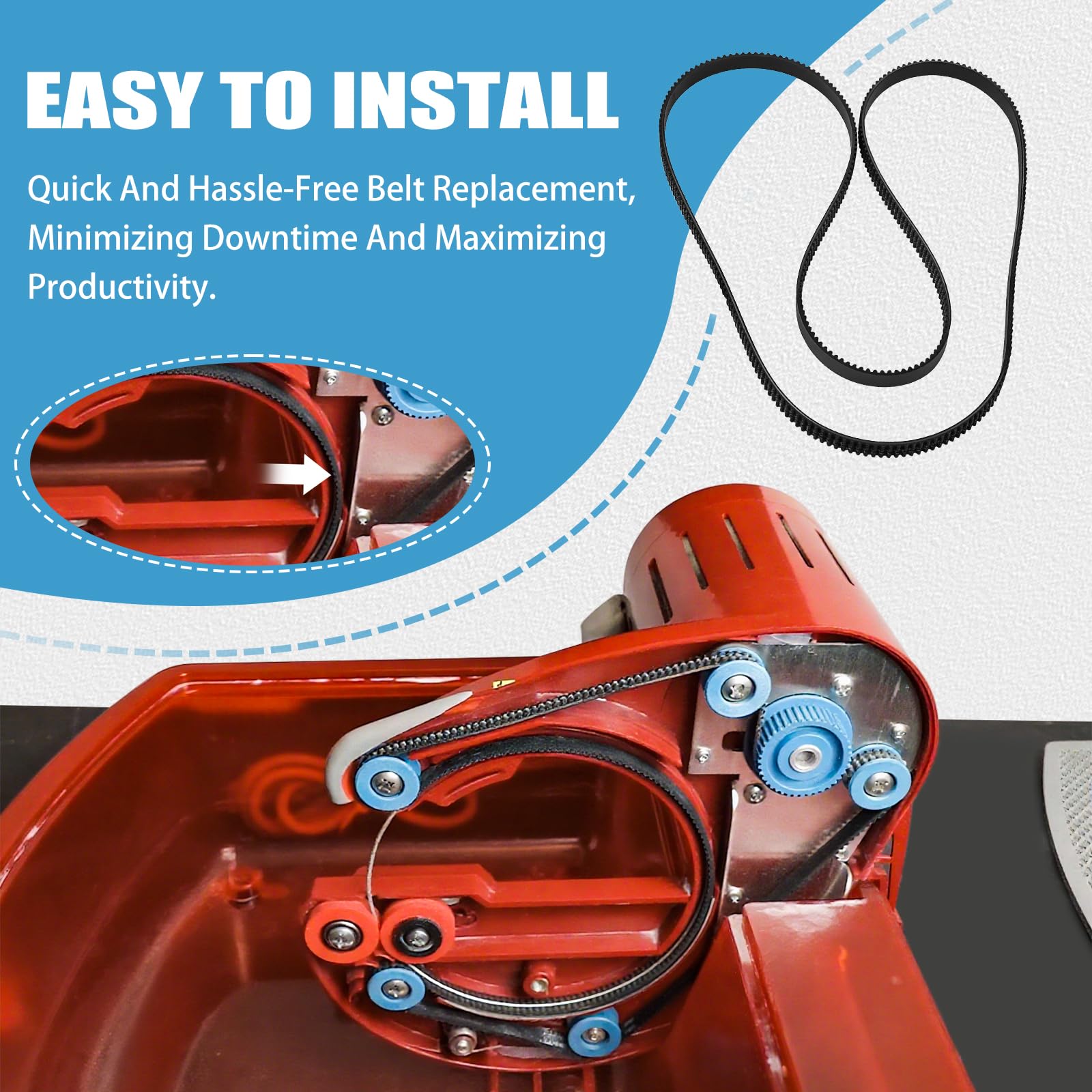 Ring Saw Drive Belt - Gemini Taurus Replacement -4