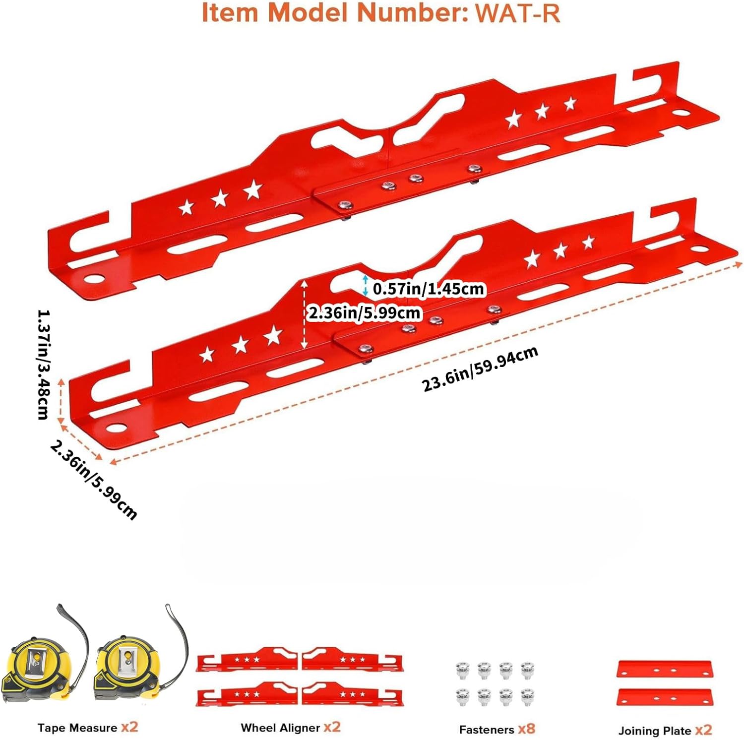 Toe Alignment Tool Plates Wheel Tool Not Slip Designs for Wide Compatibility & Enhances Driving Stability Wheel