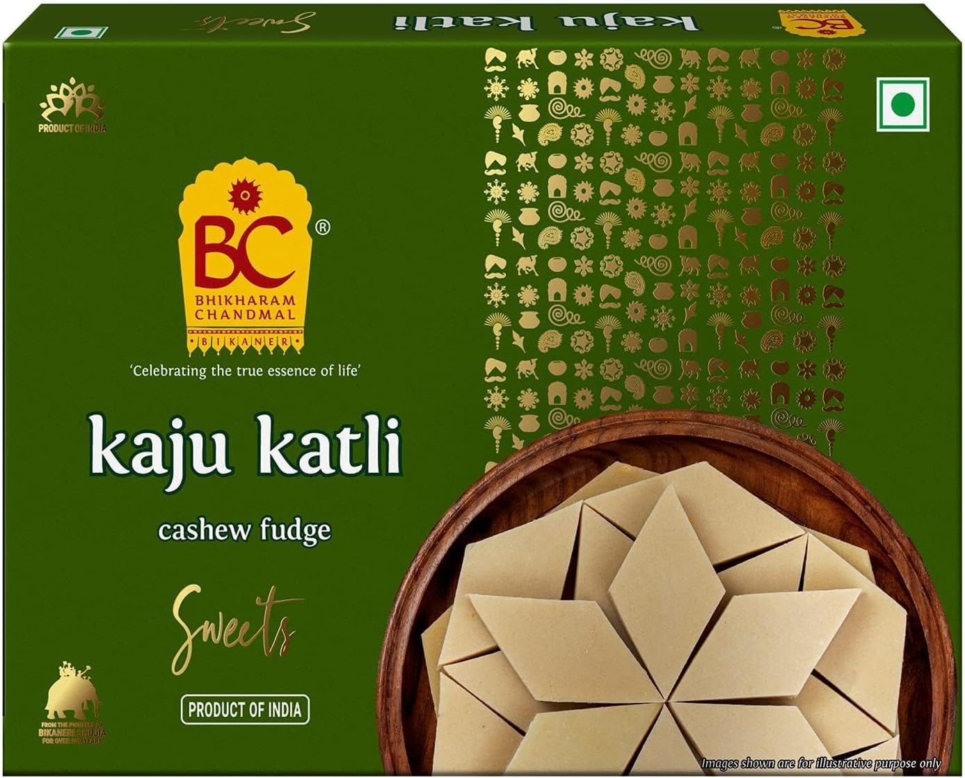 Bhikharam Chandmal Kaju Katli 150gm