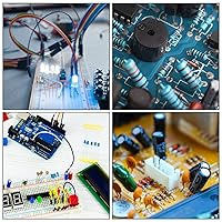 Vista 7 de Kit de 1400 piezas de componentes electrónicos básicos, condensador electrolítico, condensador cerámico, diodo LED, diodo común, resistencia