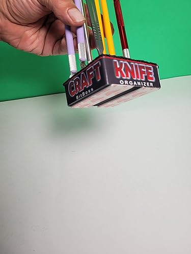 Miniatura 6 de Soporte organizador de cuchillos Hobby para Xacto, cuchillos de precisión y bisturíes