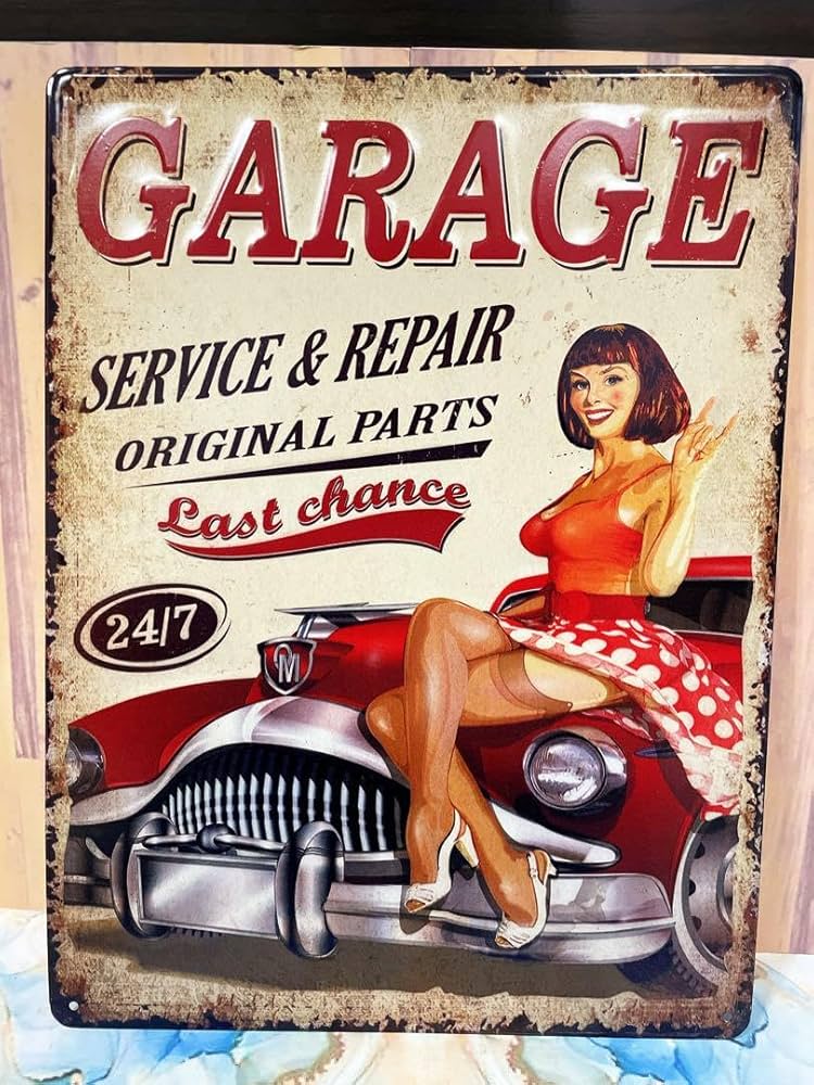 Amazon | ブリキ 看板 アメリカン雑貨 ヴィンテージ オールド