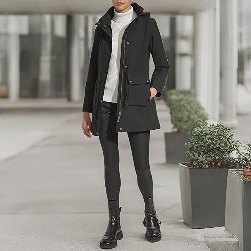 Miniatura 6 de DKNY womens Softshell Hooded Coat