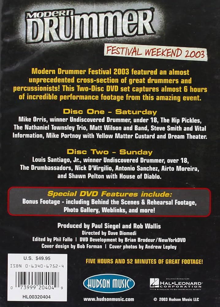 その他 Modern Drummer Festival: Weekend 2003 Modern Drummer Festival Weekend 2003 : Amazon.ca: Toys & Games