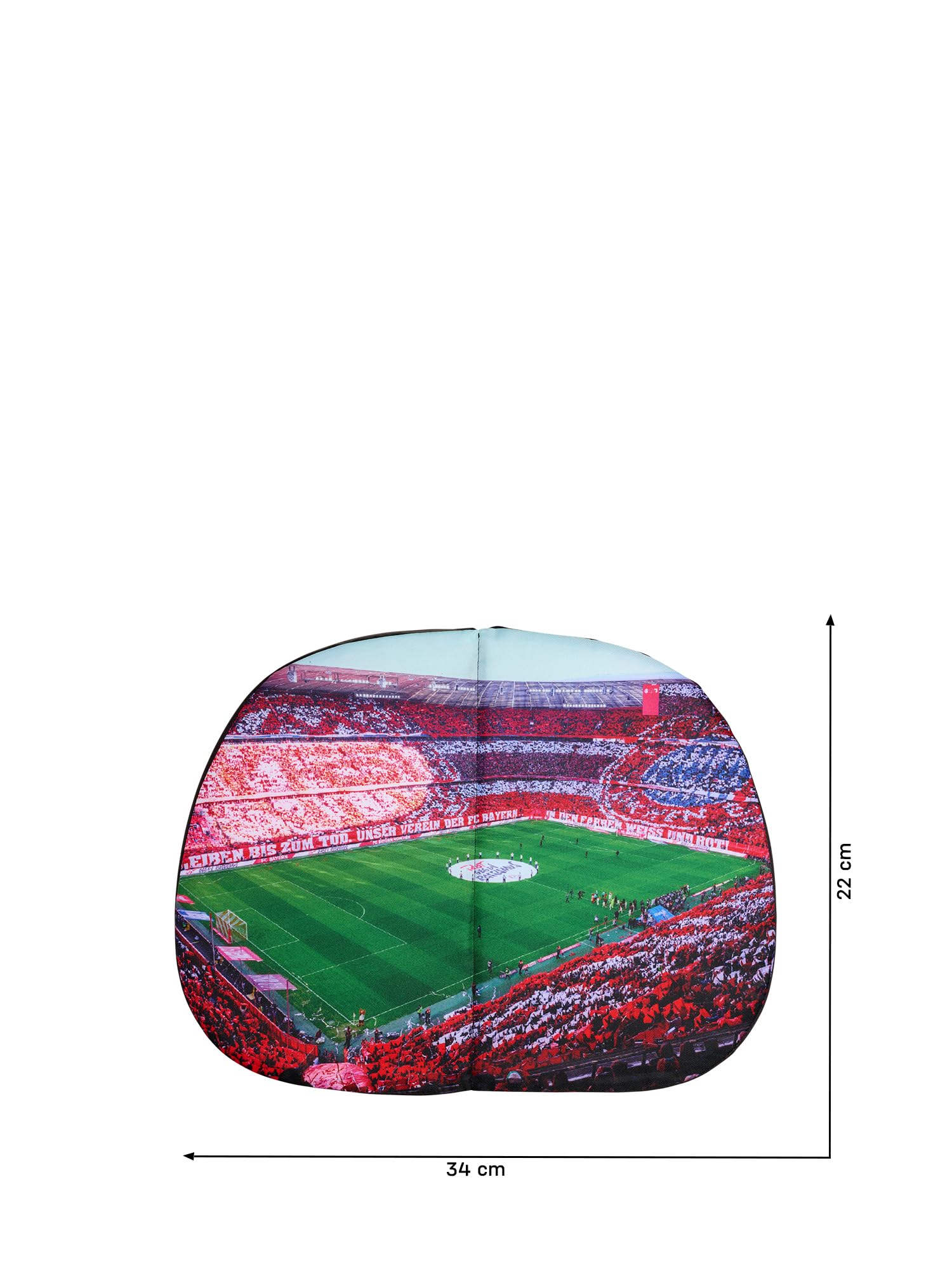 FC Bayern München I Sitzkissen Arena I Schwarz