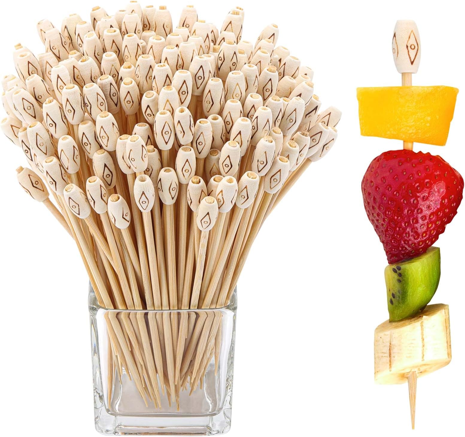 Amazon.com | 200 PCS Halloween Toothpicks - 4.7" Bamboo Cocktail Picks ...