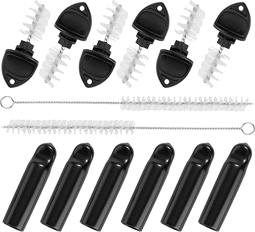 6 tapones de cerveza, cepillo de grifo y 6 tapas sanitarias para grifos de goma y 1 cepillo de limpieza largo para la mayoría de grifos de cerveza