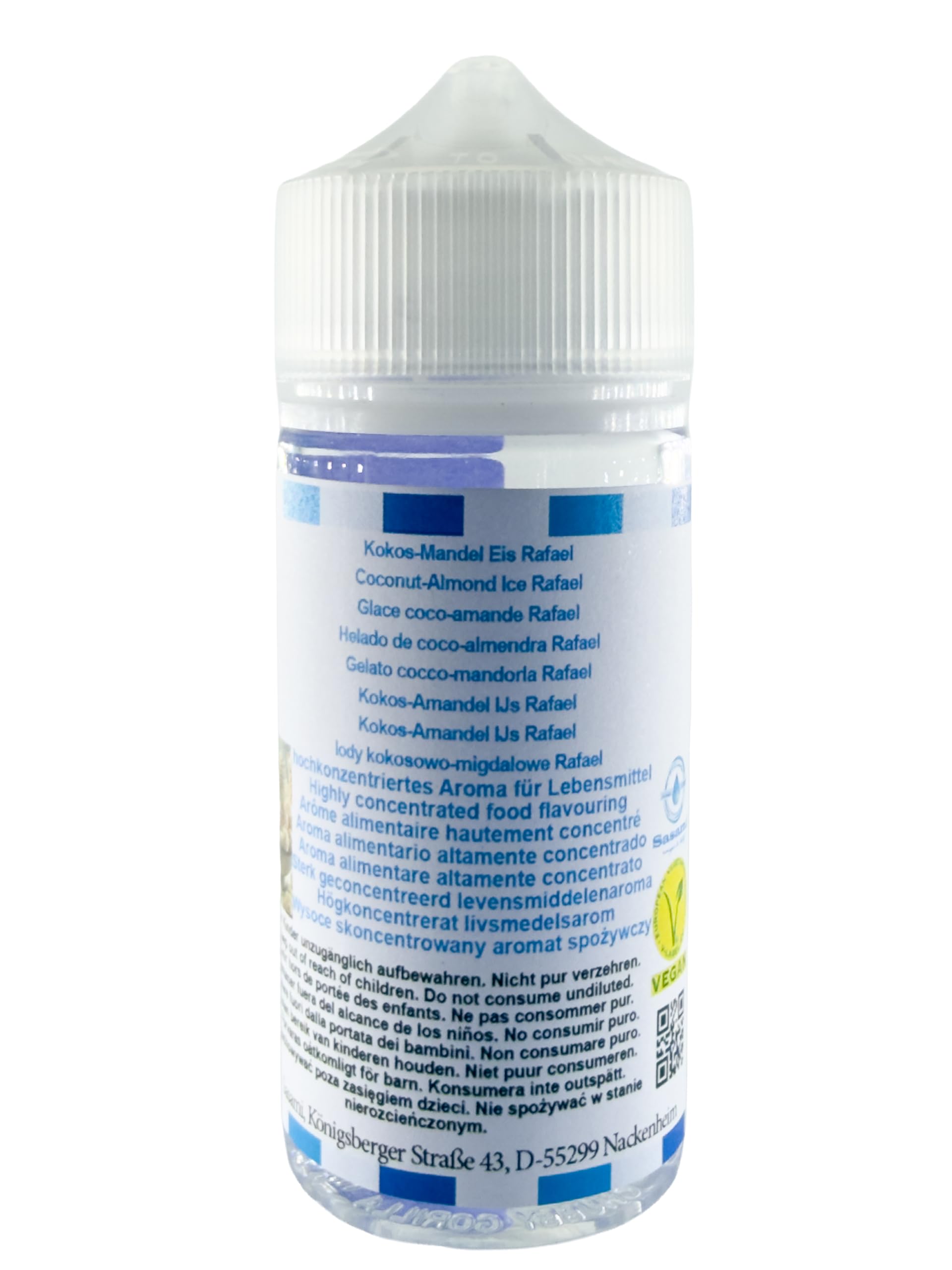 Coconut-Almond Ice Rafael Flavor Concentrate - Vegan - Sasami - 100ml — view 5